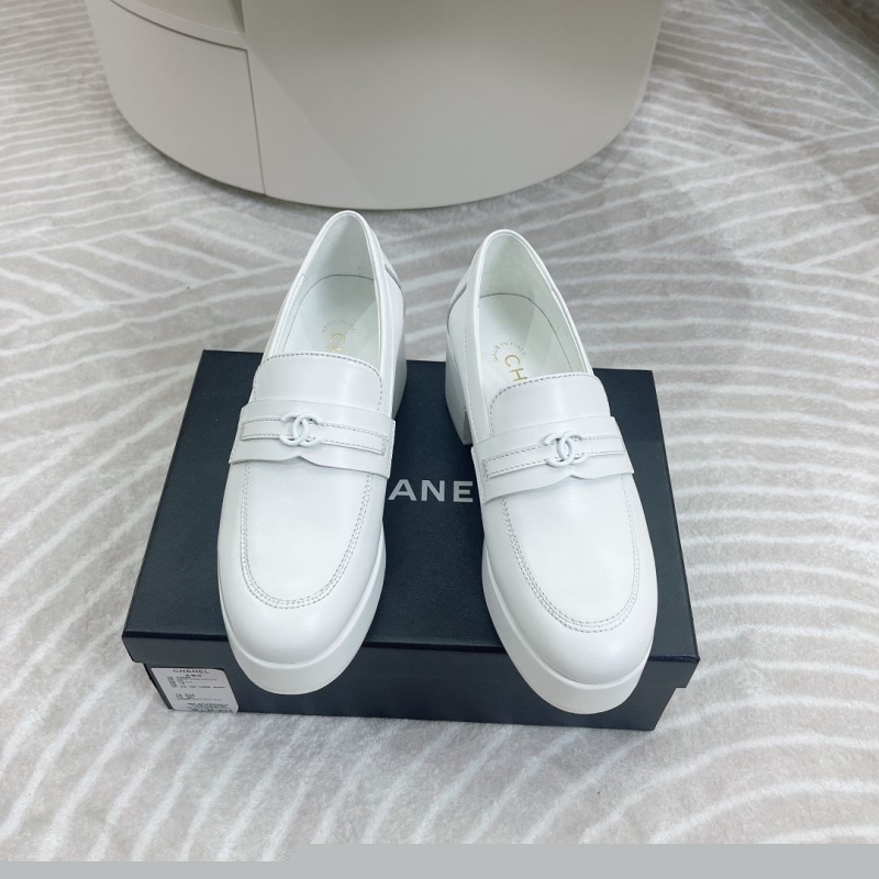 Ch*el leather shoes